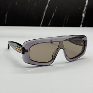 NEW BOTTEGA VENETA SUNGLASSES GREY UNISEX EYEWEAR BOTTEGA VENETA BV1281S 003